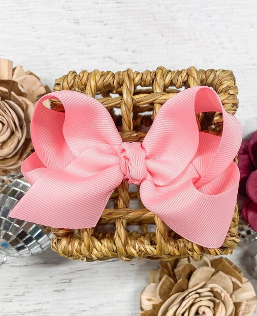 4" Essential Grosgrain Hair Bow | Clip